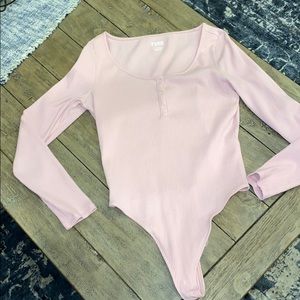 Pink by VS pink body suit
